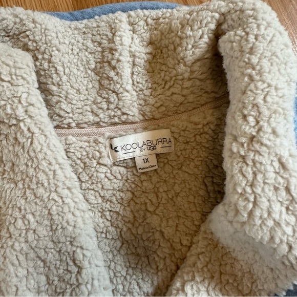 Koolaburra By UGG Medium Sherpa Lined French Terry Cardigan Women’s Jacket - Picture 2 of 6